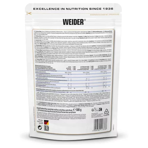 Weider Premium Whey Protein fehérjepor - 500 g - vanília fagyi