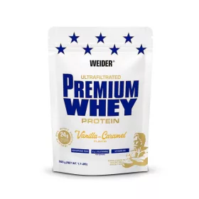   Weider Premium Whey Protein fehérjepor - 500 g - vanília-karamella
