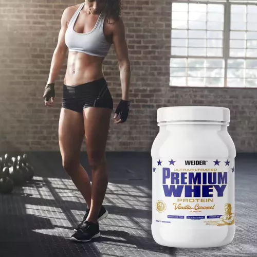 Weider Premium Whey Protein fehérjepor - 500 g - eper-vanília