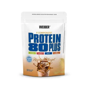 Weider Protein 80 Plus fehérjepor - 500 g - mogyoró-nugát