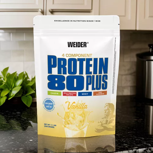Weider Protein 80 Plus fehérjepor - 500 g - vanília