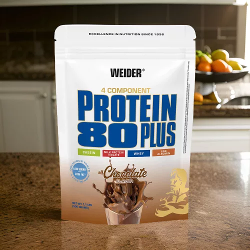 Weider Protein 80 Plus fehérjepor - 500 g - csoki