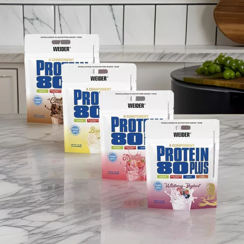 Weider Protein 80 Plus fehérjepor - 2 kg - eper
