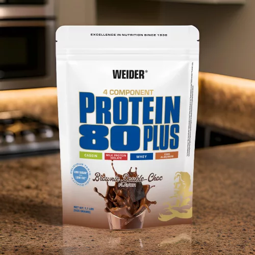 Weider Protein 80 Plus fehérjepor - 500 g - csokis brownie