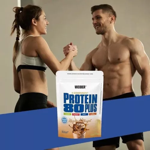 Weider Protein 80 Plus fehérjepor - 500 g - sztracsatella