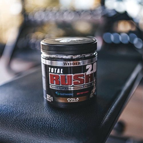 Weider Total Rush 2.0 teljesítményfokozó - 375 g - kóla