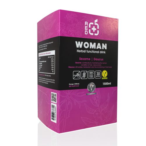 RedPower Woman– gyógynövényes funkcionális ital - 1500 ml