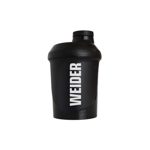 Weider Shaker italkeverő palack - 300 ml - fekete