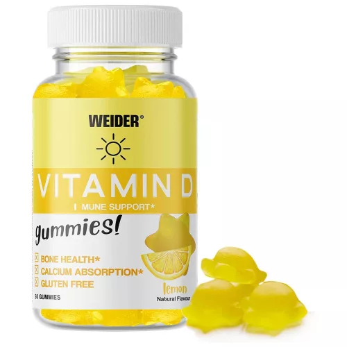 Weider D-vitamin gumivitamin - citrom