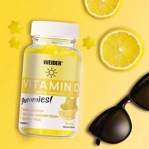 Weider D-vitamin gumivitamin - citrom