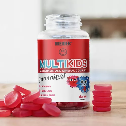 Weider Multikids 50 gumivitamin - cseresznye 