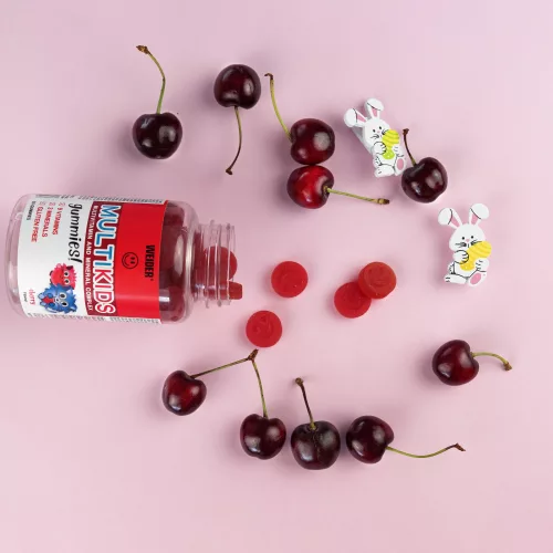 Weider Multikids 50 gumivitamin - cseresznye 