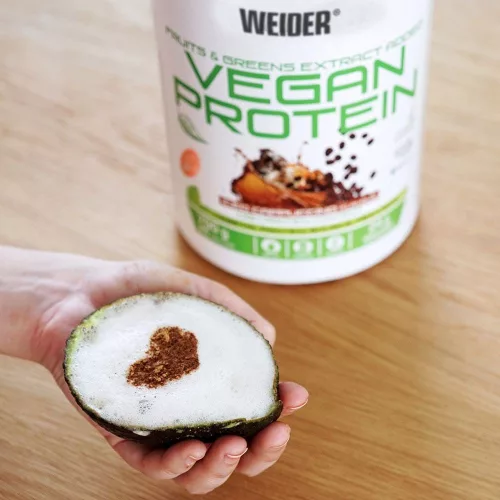 Weider Vegan Protein vegán fehérjepor - 750 g - brownie-csoki