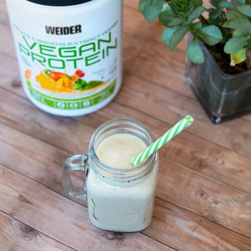 Weider Vegan Protein vegán fehérjepor - 750 g - brownie-csoki