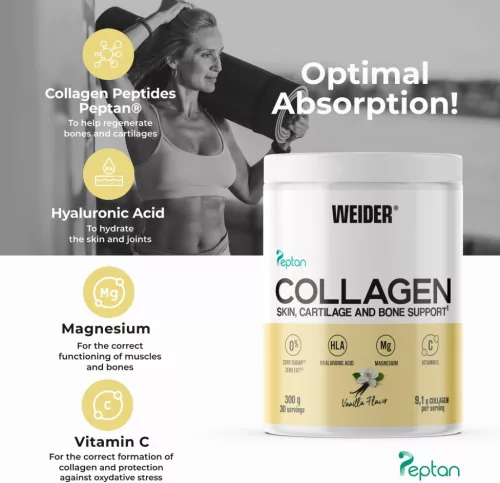Weider Collagen kollagén vaníliás italpor - 300g