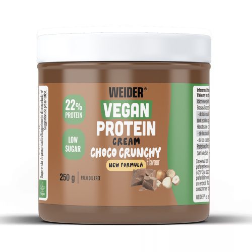 Weider Whey Protein Vegán fehérjekrém - ropogós csokis törökmogyoró - 250 g