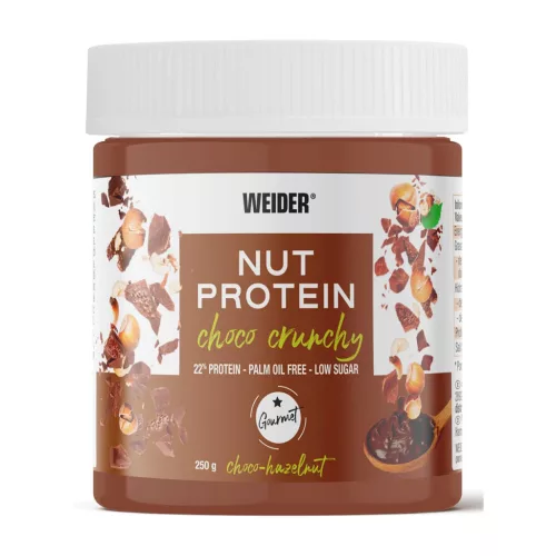 Weider Whey Protein Vegán fehérjekrém - ropogós csokis törökmogyoró - 250 g
