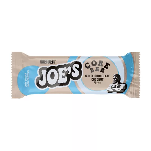 Weider Joe’s Core Bar fehérje szelet - 12x45g - kókusz-fehércsoki