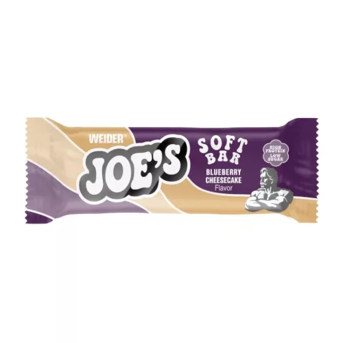 Weider Joe’s Soft Bar fehérje szelet - 12x50g - áfonyás-sajttorta