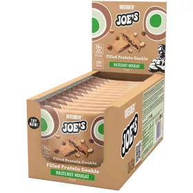  Weider Joe's Filled Protein Cookie fehérje süti 12x60 g - Törökmogyoró-nugát