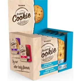   Weider Protein Cookie vegán fehérje süti - 12x90 g - csokis keksz