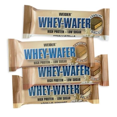 Weider 32% Whey-Wafer Bar fehérje szelet - 12x35g - vanília-joghurt