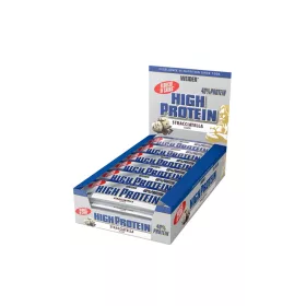   Weider 40% Protein Bar fehérje szelet - 24x50 g - sztracsatella