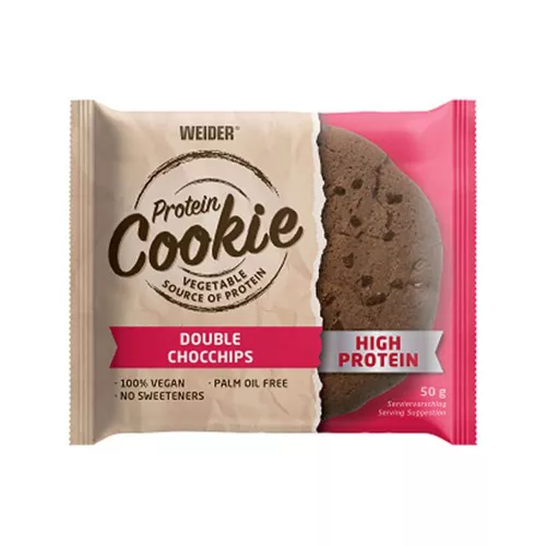 Weider Protein Cookie fehérje süti - 14x50g - dupla csokis