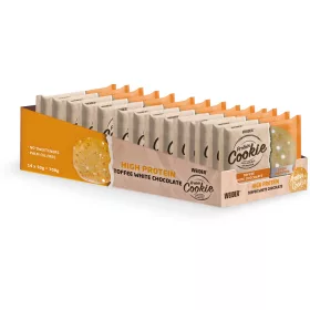   Weider Protein Cookie fehérje süti - 14x50g - Toffee-fehércsoki