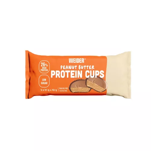 Weider Protein Peanut Butter Cups - csokis mogyoróvaj - 20x42 g